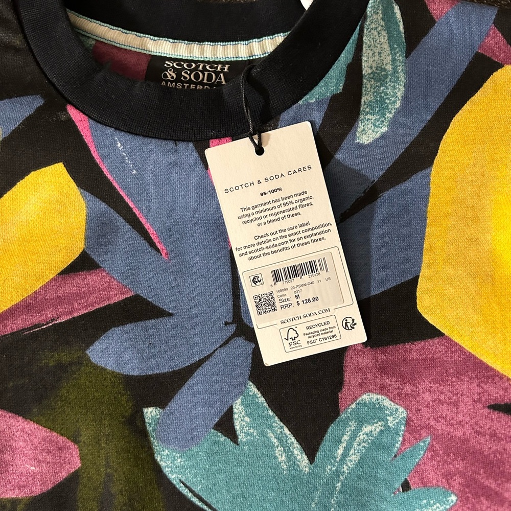 Scotch & Soda Colorful Floral Sweatshirt